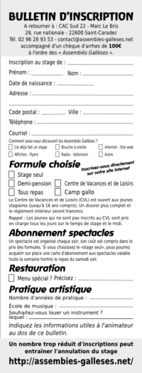 Cliquer pour télécharger le bulletin Cliquer pour télécharger le bulletin