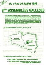 La plaquette 1986