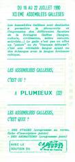Dépliant de 1990