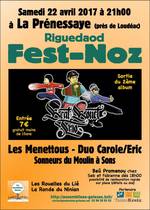 Le flyer du fest-noz d'avril